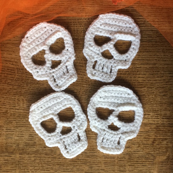 Crochet skeleton coasters - Picture 2 of 6